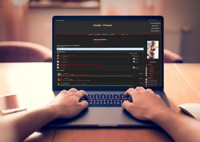 Mann besucht Hurenforum im Internet